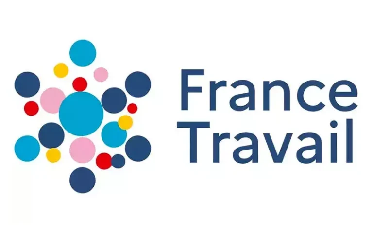 Logo officiel de France Travail, organisme de financement et d'accompagnement pour l'emploi.