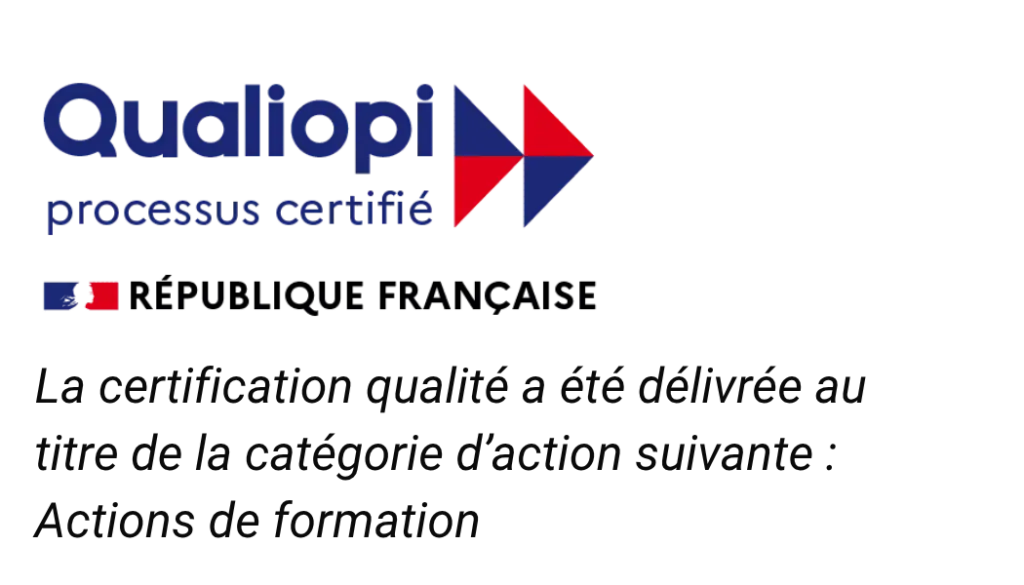 Logo Qualiopi - Processus certifié Actions de formation