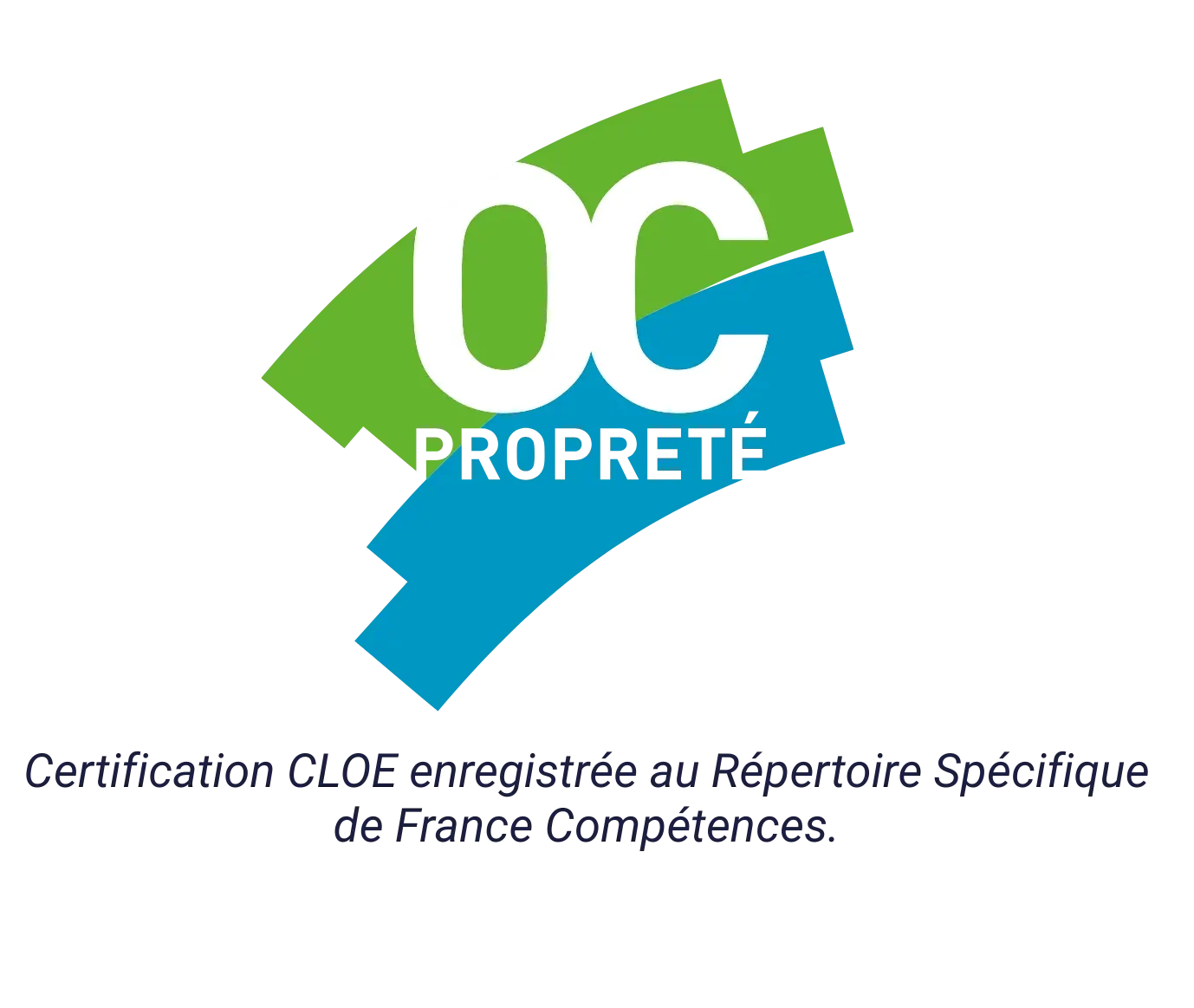 Logo OC Propreté - Partenaire formation agréé pour les métiers de l'hygiène et de la propreté