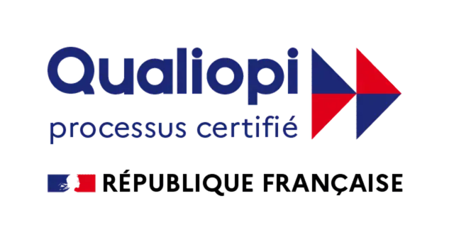 Logo de la certification Qualiopi processus certifié par la République Française
