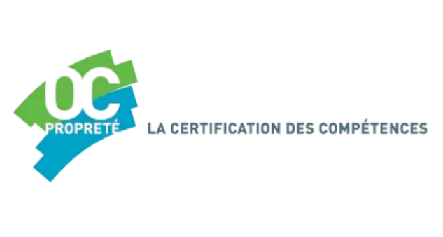 Logo OC Propreté, organisme de certification des compétences dans les métiers de la propreté